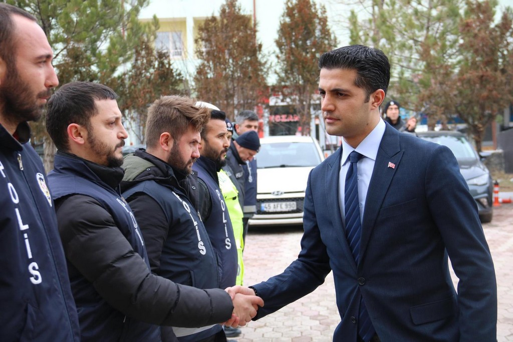 Kaymakamımız Sayın Muhammed Emin BAŞTÜRK'ün İlçe Emniyet Amirliğine Ziyareti