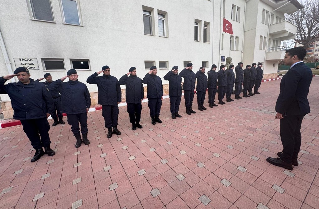 Kaymakamımız Sayın Muhammed Emin BAŞTÜRK'ün İlçe Jandarma Komutanlığına Ziyareti